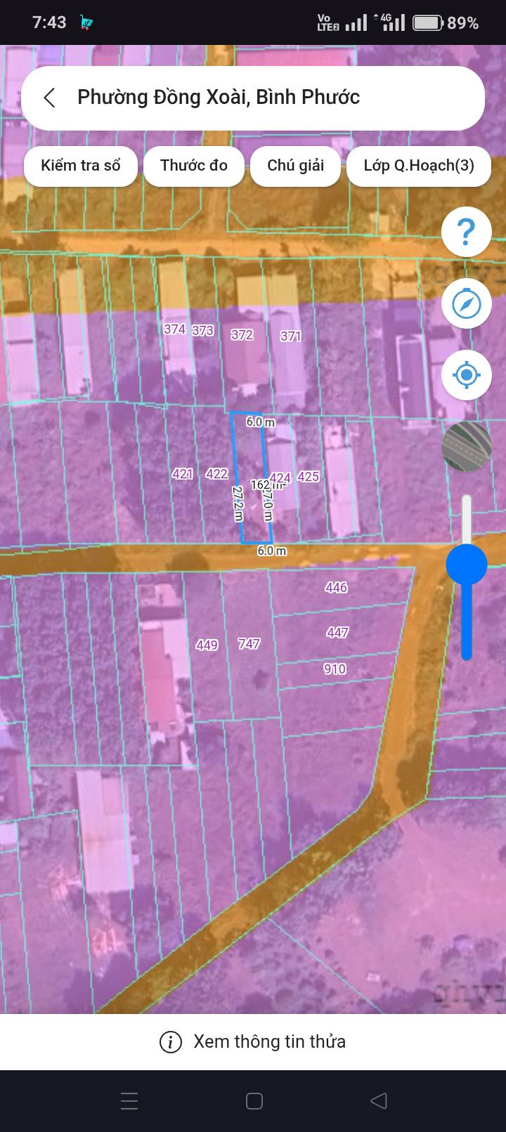 Đất Nền 16200m² Đồng Xoài - Giá 980 Triệu - Sổ TC