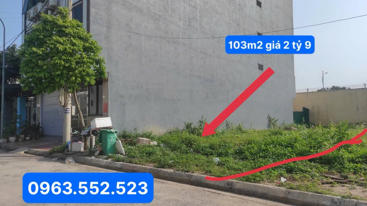 Đất nền Hà Đông 103m² giá 2.9 tỷ - Sổ đỏ chính chủ bán gấp