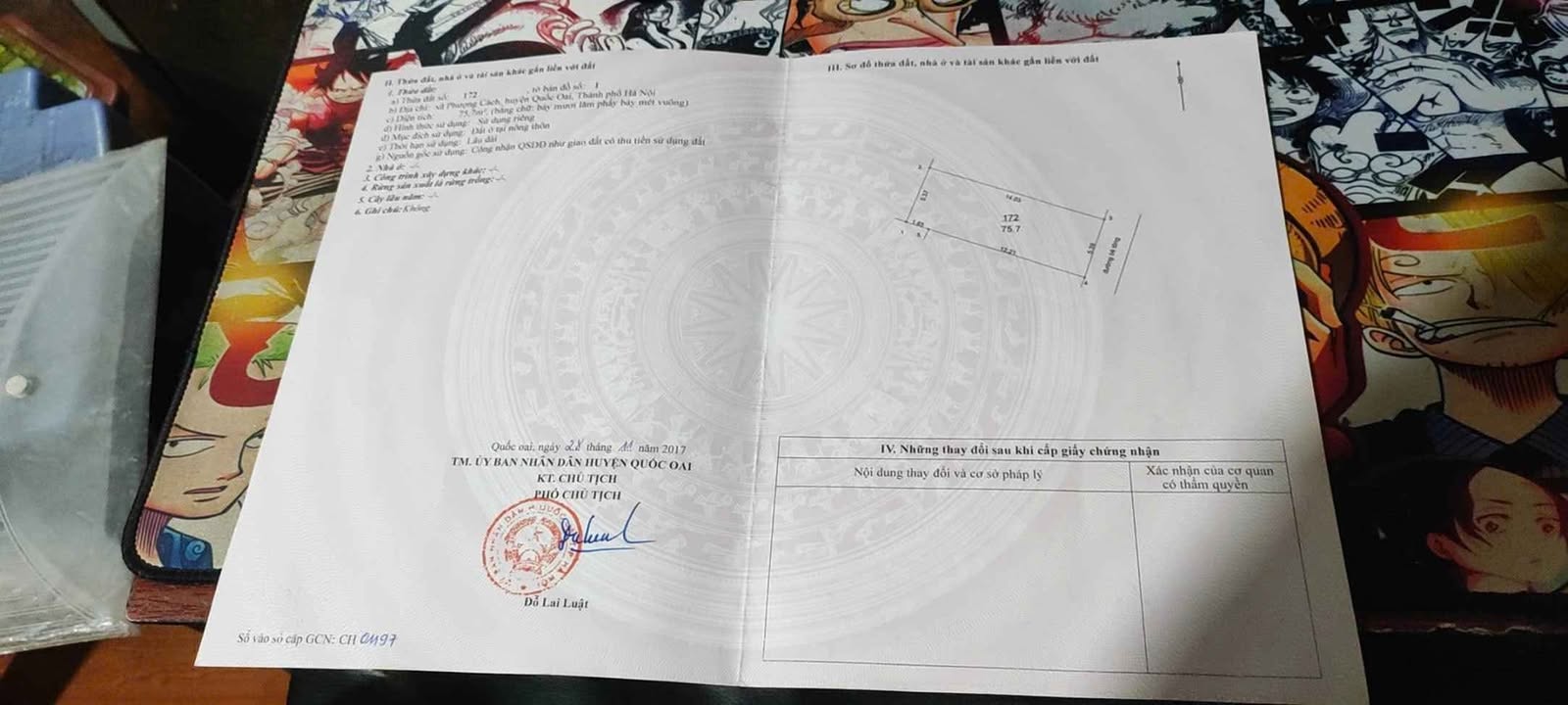 Bán đất Thị trấn Quốc Oai 75m² - Mặt tiền kinh doanh, ô tô tận đất