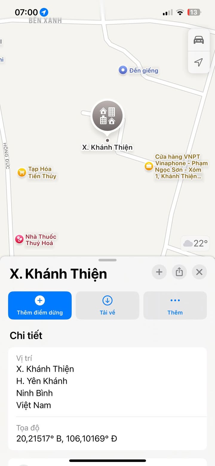 Đất nền Khánh Thiện, Yên Khánh 100m² giá 8xx triệu - Tiềm năng tăng giá!