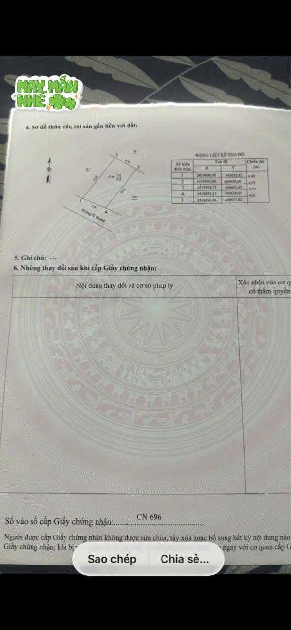 Đất nền Cao Lộc, Lạng Sơn 43.5m² - Sổ đỏ chính chủ!