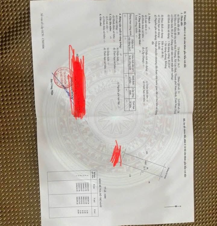 Đất nền KĐT Hoà Vượng Nam Định 364m² - Sổ đỏ chính chủ