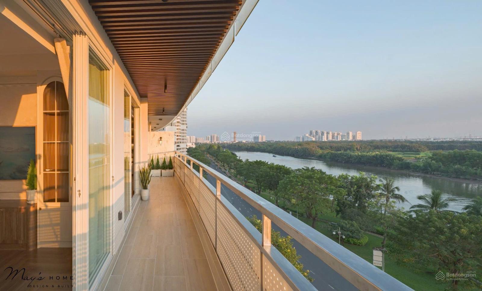 Penthouse Riverside Residence 272m² - View Sông Đẹp Nhất Q7 - 75 Triệu/Tháng