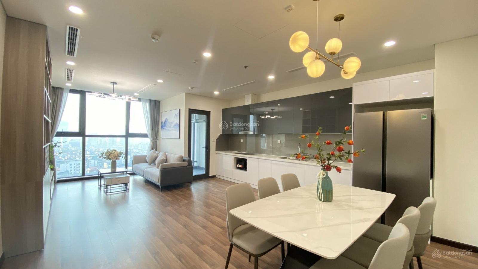 Cho thuê căn hộ 3PN Skypark Tôn Thất Thuyết 130m² - View Hồ, Như Mới