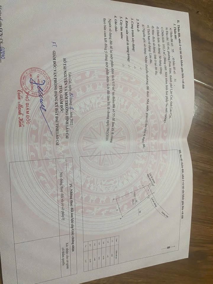 Đất nền Pom Hán, Lào Cai 102m² - Sổ đỏ chính chủ, xây dựng ngay!