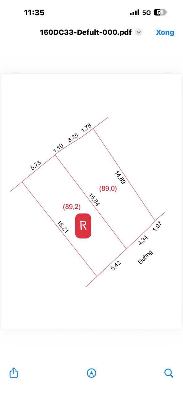 Đất nền Hưng Lộc, TP Vinh 89m² - Đường to ô tô, xây dựng tự do!