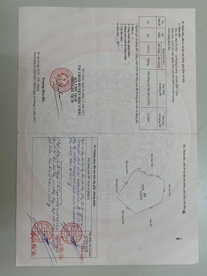 Đất Nền 7900m² Mộc Châu, Sơn La - Sổ Đỏ Gần 3500m² - Giá Thỏa Thuận