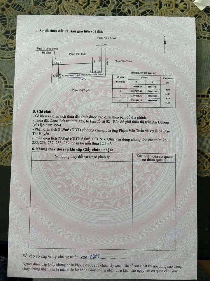 Bán Đất Lô Góc 82m² Phường An Dương, Hải Phòng - Giá 2.3 Tỷ