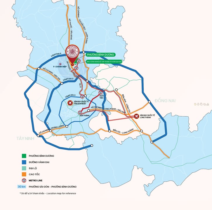 Cho thuê căn hộ Harmonie Bình Dương - Dĩ An - 400 triệu