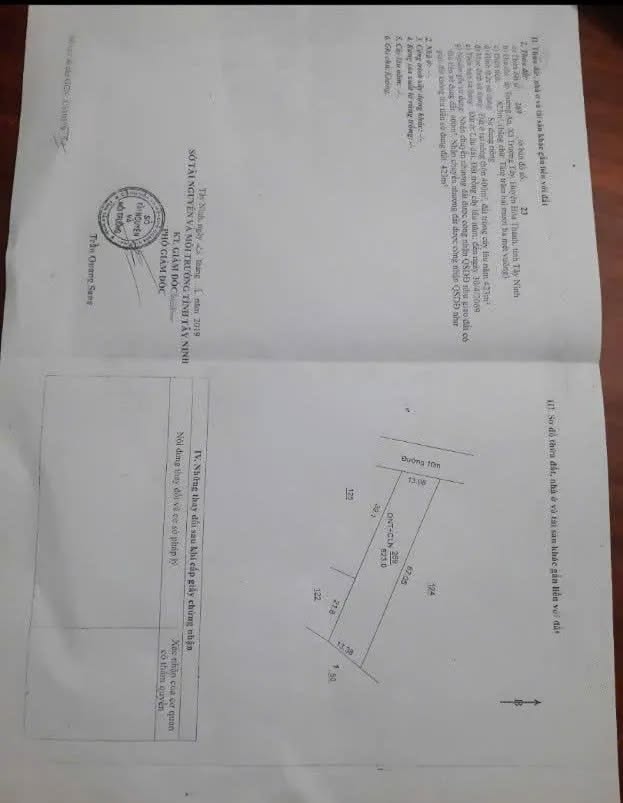 Đất nền Trường Tây, Tây Ninh 780m² - Sổ đỏ chính chủ, tiềm năng tăng giá!