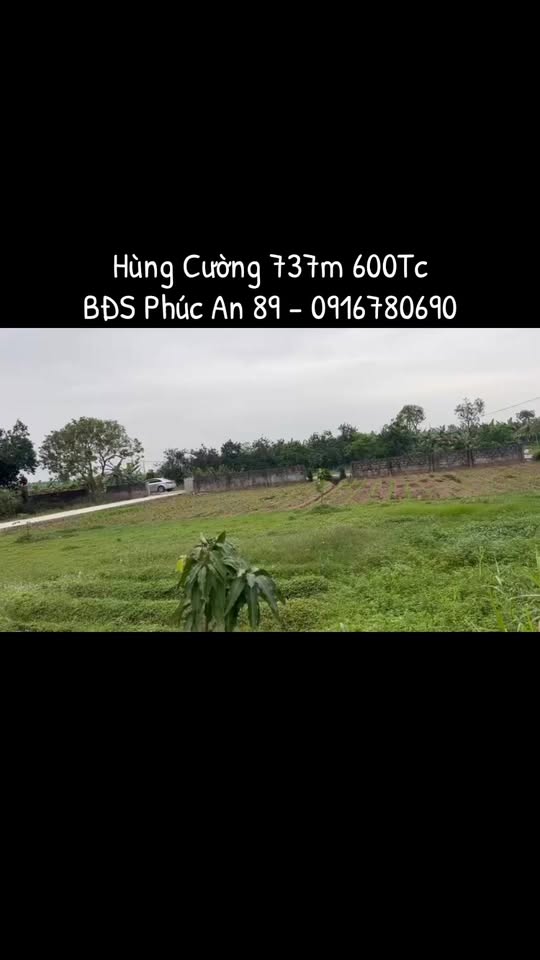Đất nền Hưng Yên 737m² - Tiềm năng tăng giá vượt trội!
