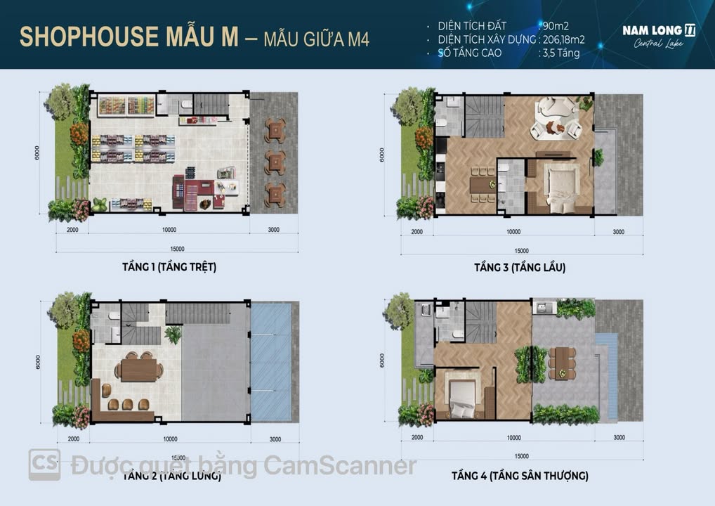 Nhà Phố Trục D2 Cần Thơ - Kinh Doanh Sầm Uất, 90m², 7.1 Tỷ