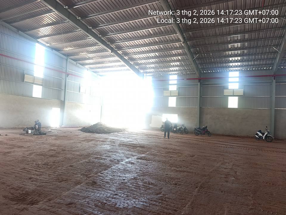 Cho Thuê Xưởng Mới 100% Tân Uyên, Bình Dương - 4248m² Sẵn Sàng