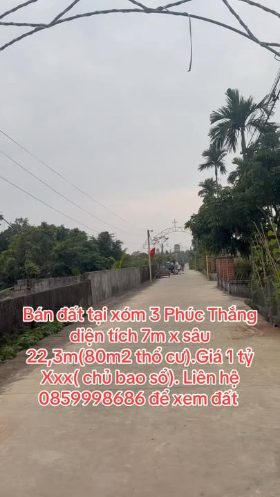 Đất nền Phúc Thắng, Nghĩa Hưng 156m² - Sổ đỏ chính chủ