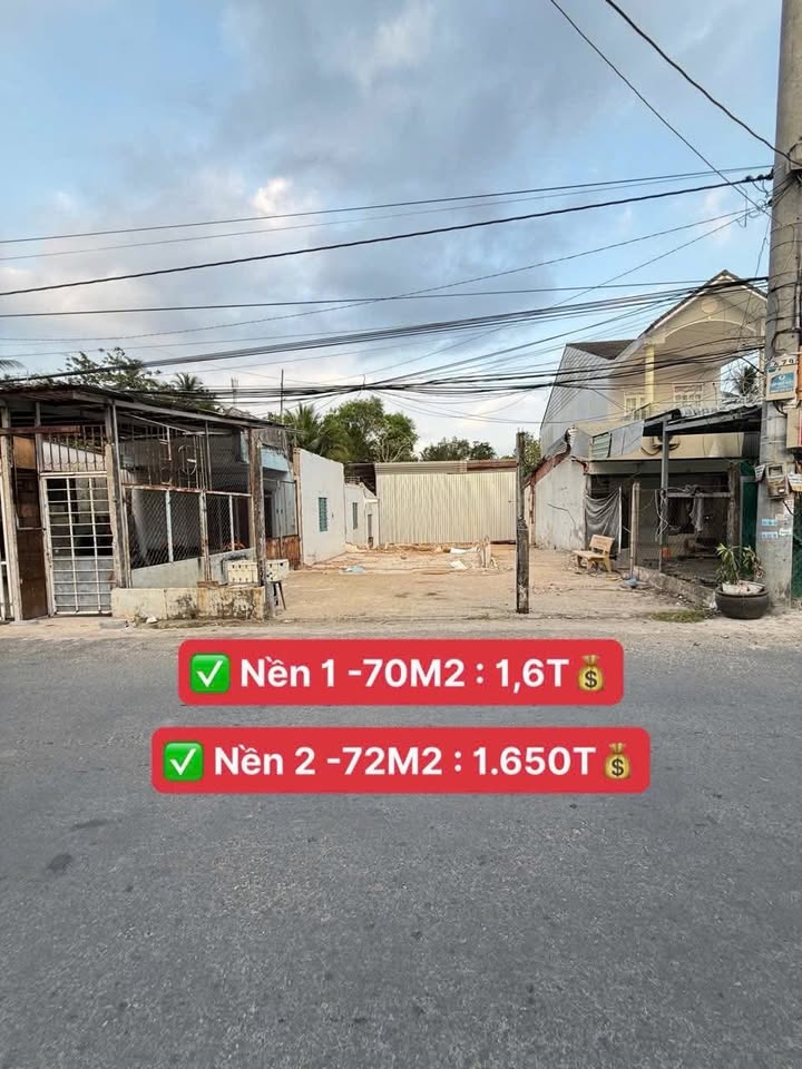 Bán Nền Cần Thơ 70m² Lộ Nhựa 6.5m - Gần Đại Học Tây Đô