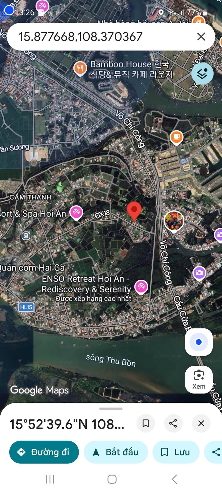 Đất nền Cẩm Thanh Hội An 87m² giá 2 tỷ - Sổ đỏ chính chủ