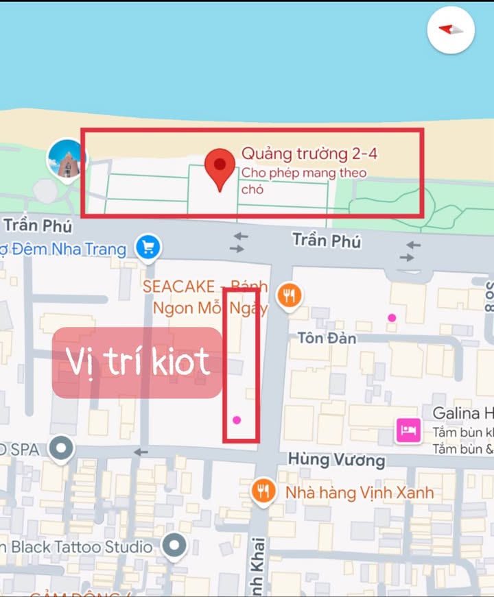 Sang Kiot Mặt Tiền Quảng Trường Nha Trang - 24m² Kinh Doanh Sầm Uất