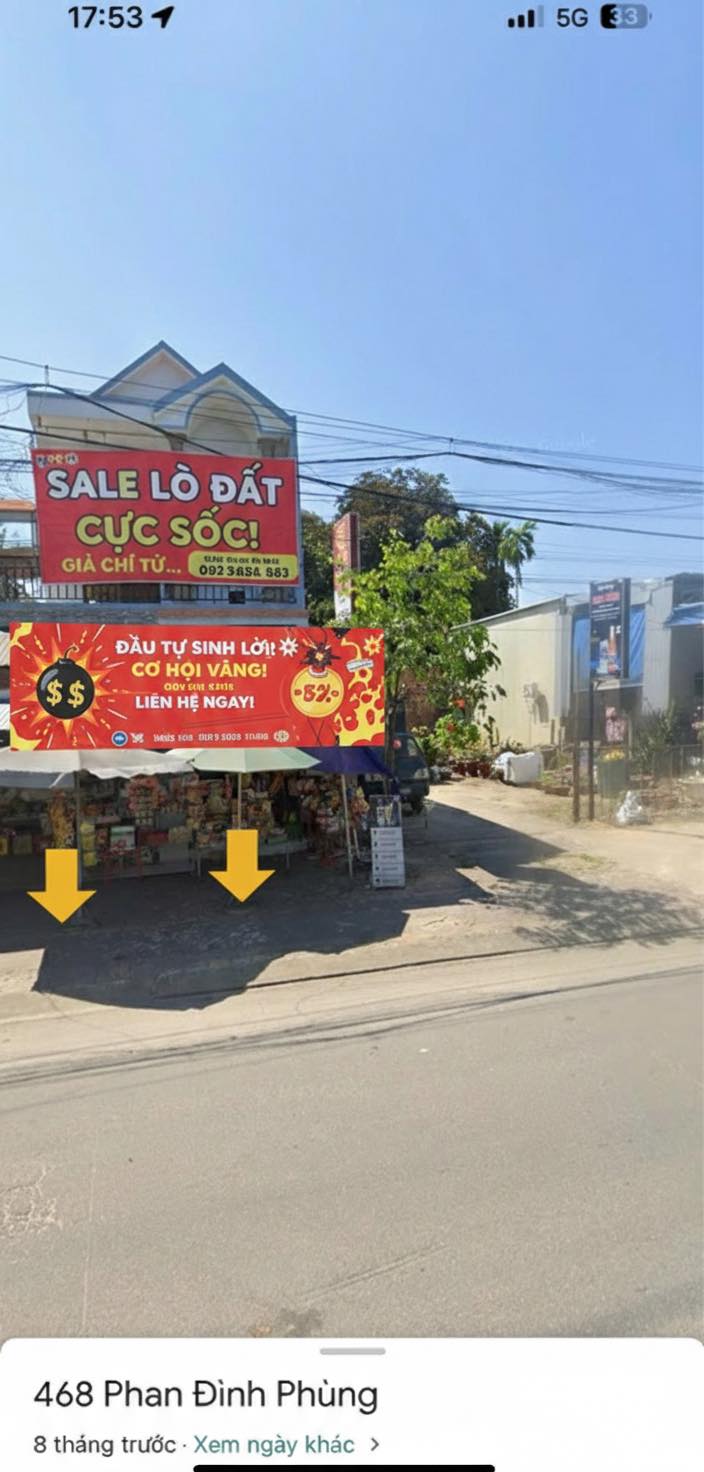 Đất nền Phan Đình Phùng 100m² giá 5.5 tỷ - Vị trí đắc địa!