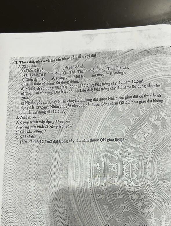 Đất Nền Trà Bá 150m² Pleiku - Sổ Đỏ Full Thổ, Ô Tô Tận Nơi!