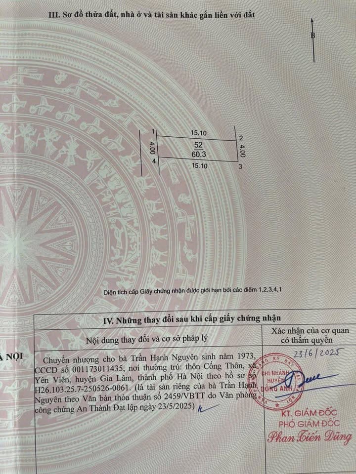 Đất nền Đông Anh 60m² - Sổ đỏ chính chủ, đường quy hoạch 15m!