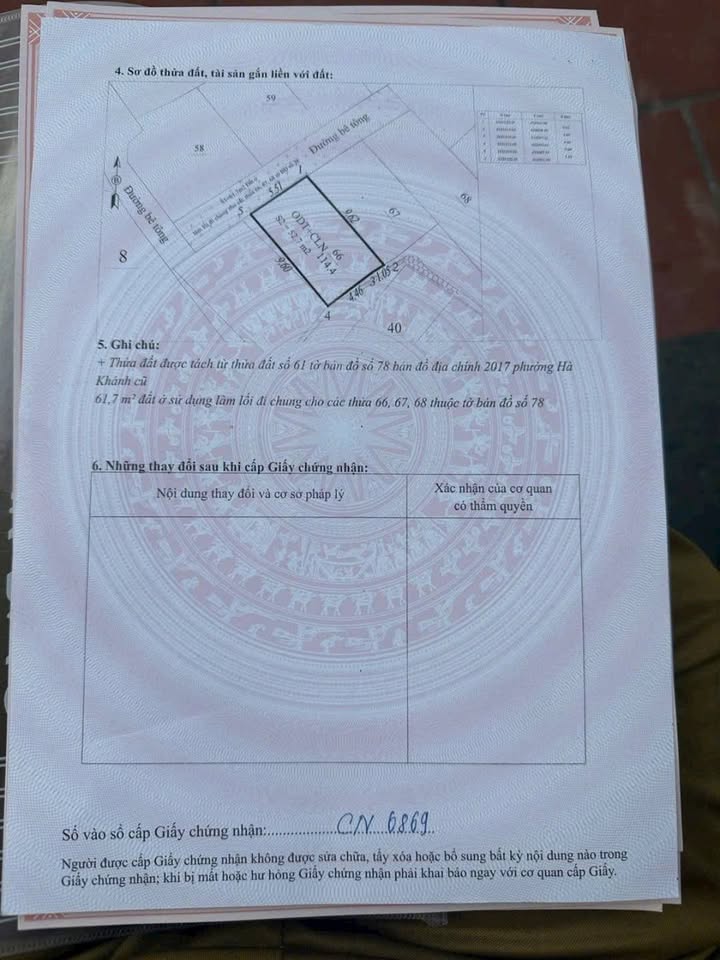 Bán Đất Cao Xanh 52.7m² Sổ Đỏ - Ngõ Ô Tô Tận Đất Giá 800 Triệu