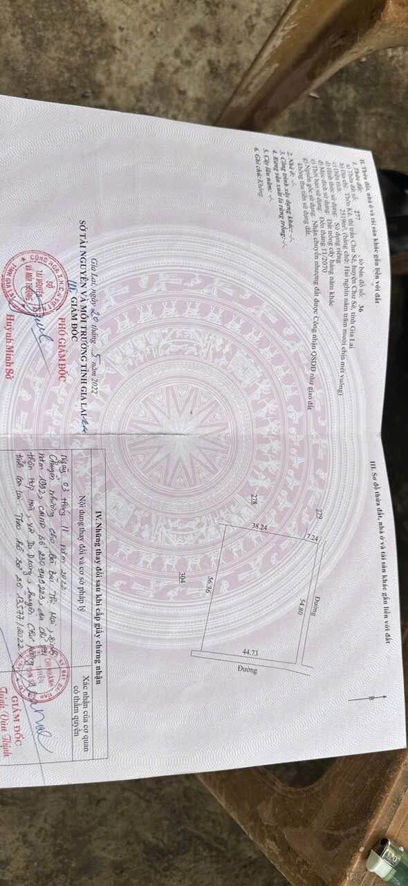 Đất nền Chư Sê, Gia Lai 2451m² – Sổ hồng chính chủ.