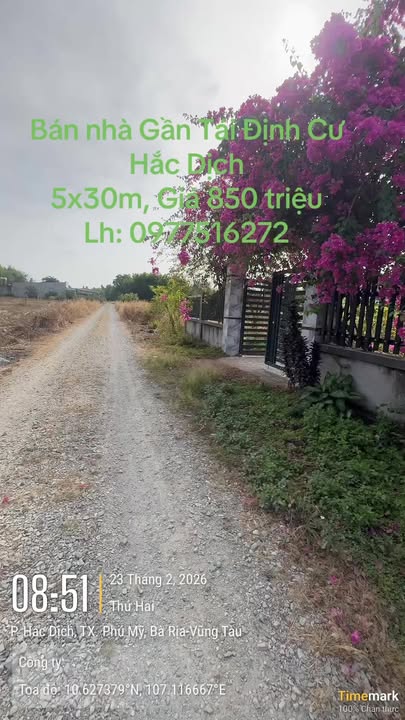 Nhà Chính Chủ Hắc Dịch 150m² - Sổ Hồng Riêng, Giá 850 Triệu