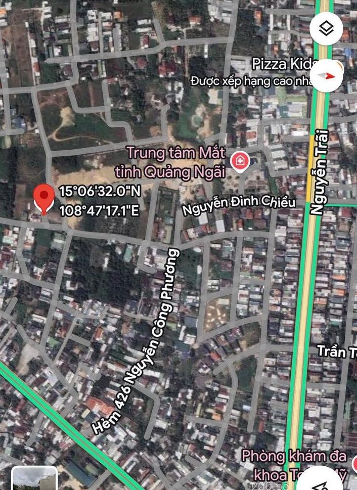 Đất nền Nguyễn Đình Chiểu, Quảng Ngãi 100m² - Đường to ô tô!