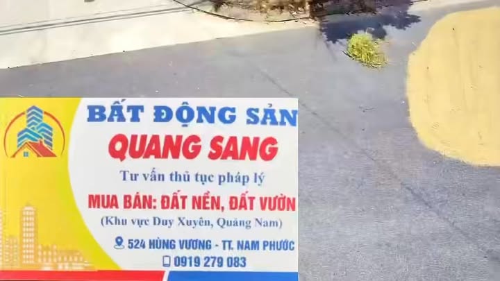 Đất Lô Góc Nam Phước, Quảng Nam - 268m² - Sổ Đỏ Sẵn Sàng
