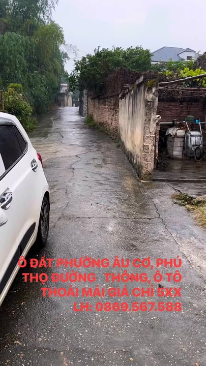 Đất nền Phú Thọ 108.8m² full thổ cư, ô tô vào tận nơi - Giá chỉ 5xx triệu