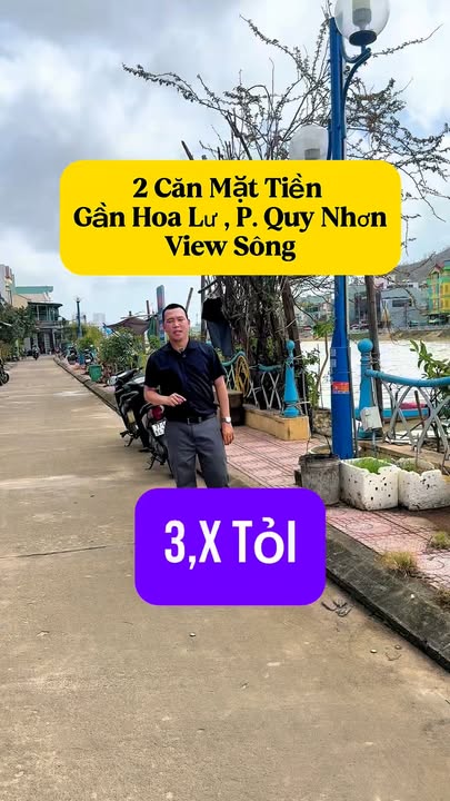 Nhà 49m² 3 Tầng View Sông, P.Trần Phú, Quy Nhơn - Giá 3 Tỷ