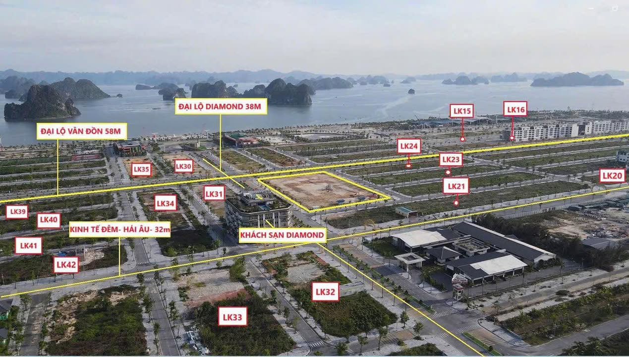 Đất nền Phương Đông Vân Đồn 87.5m² - Sổ đỏ sẵn, 2 mặt thoáng