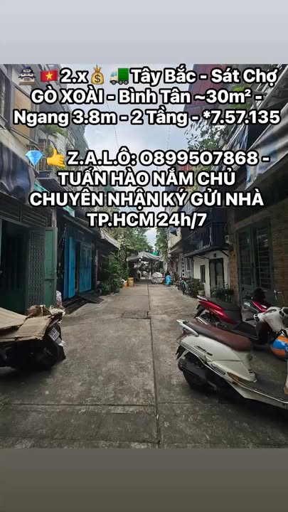 Nhà 15m² Hẻm Xe Tải 6m, Sát Chợ Gò Xoài, Bình Tân - Giá Tốt