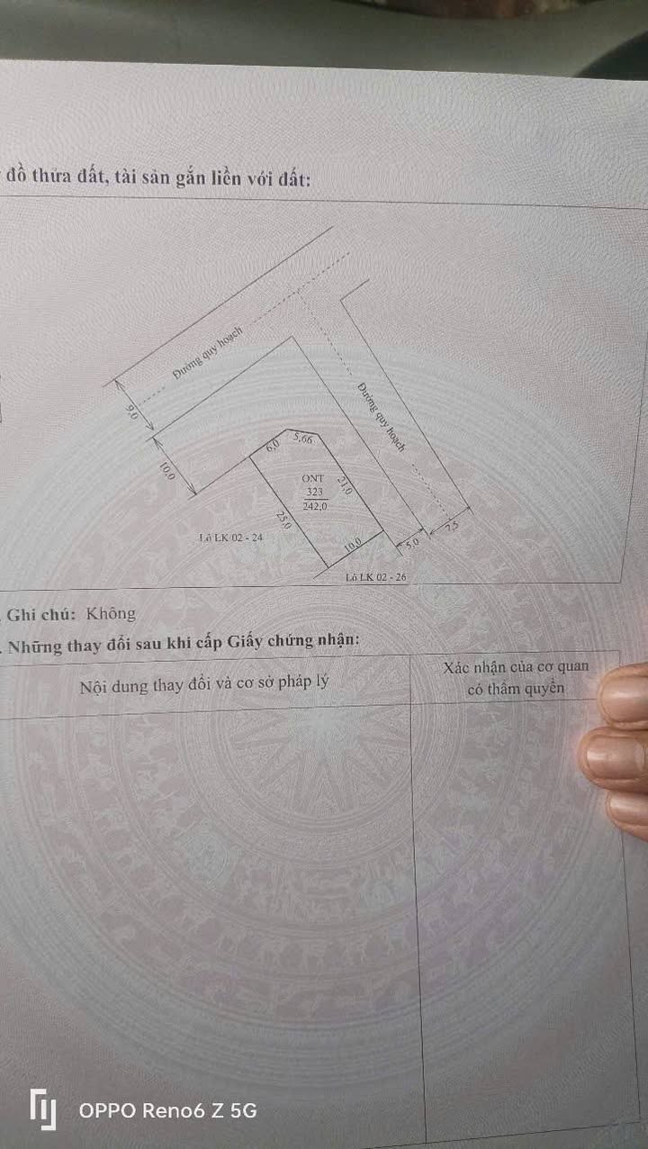 Đất nền 250m² Thị trấn Thiệu Hóa - Sổ đỏ sẵn, giá đầu tư 1 tỷ