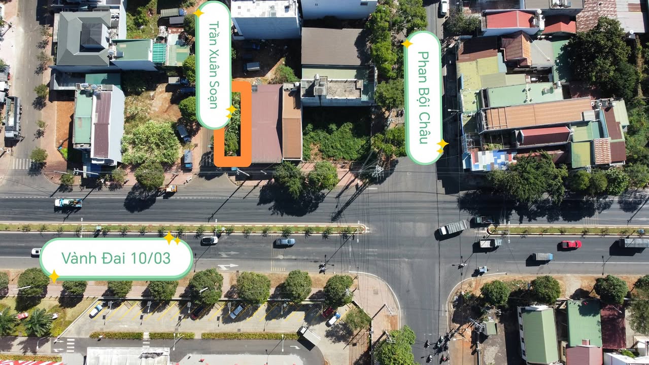 Đất Nền Lô Góc TP. Buôn Ma Thuột - Kinh doanh Đắc Lợi, Sổ Chính Chủ