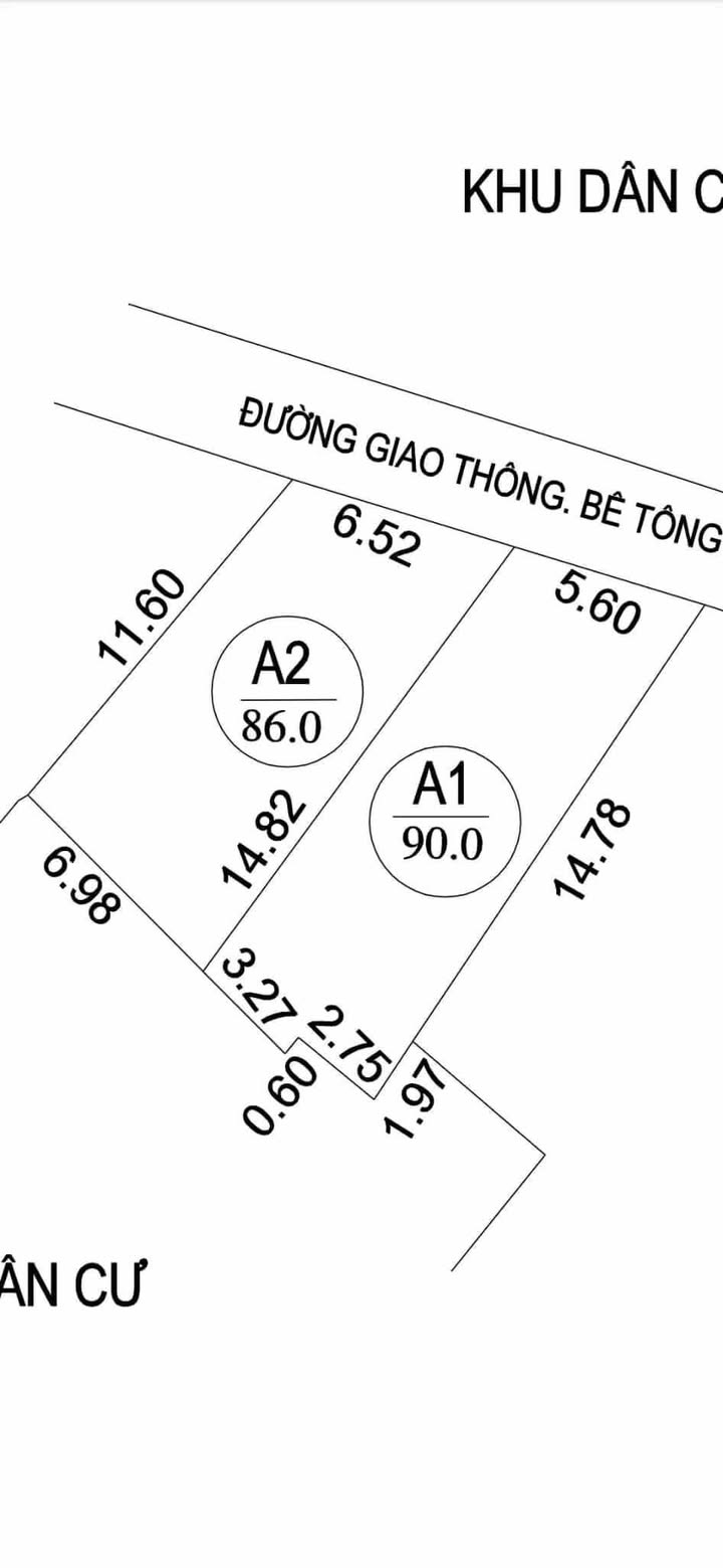 Bán Đất Liền Kề Điện Biên Phủ, Đồng Hới - 86m² - 6 Tỷ