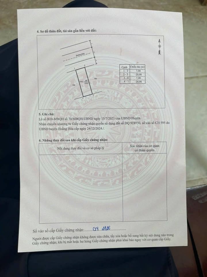 Đất nền Hoằng Ngọc, Thanh Hóa - 140m² - Sổ đỏ sẵn sàng