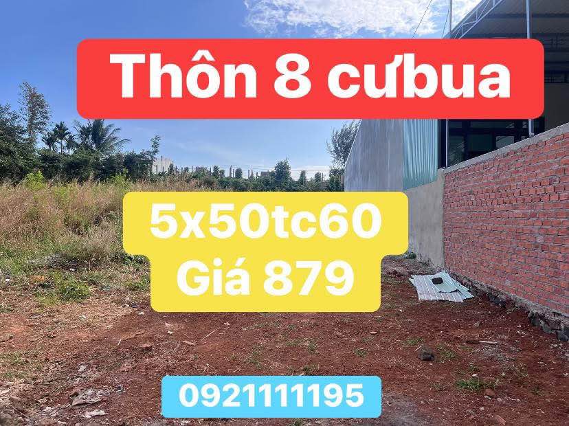 Đất Vườn Đắk Lắk - 2500m² Thôn 8 Cư ÊBur, Buôn Ma Thuột - Giá Tốt 869 Triệu