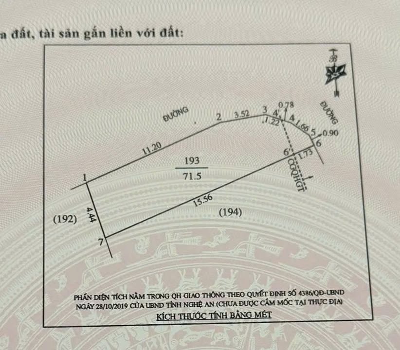 Bán Đất Góc 71.5m² Phường Cửa Nam, TP Vinh - Sổ Đỏ Sẵn Sàng