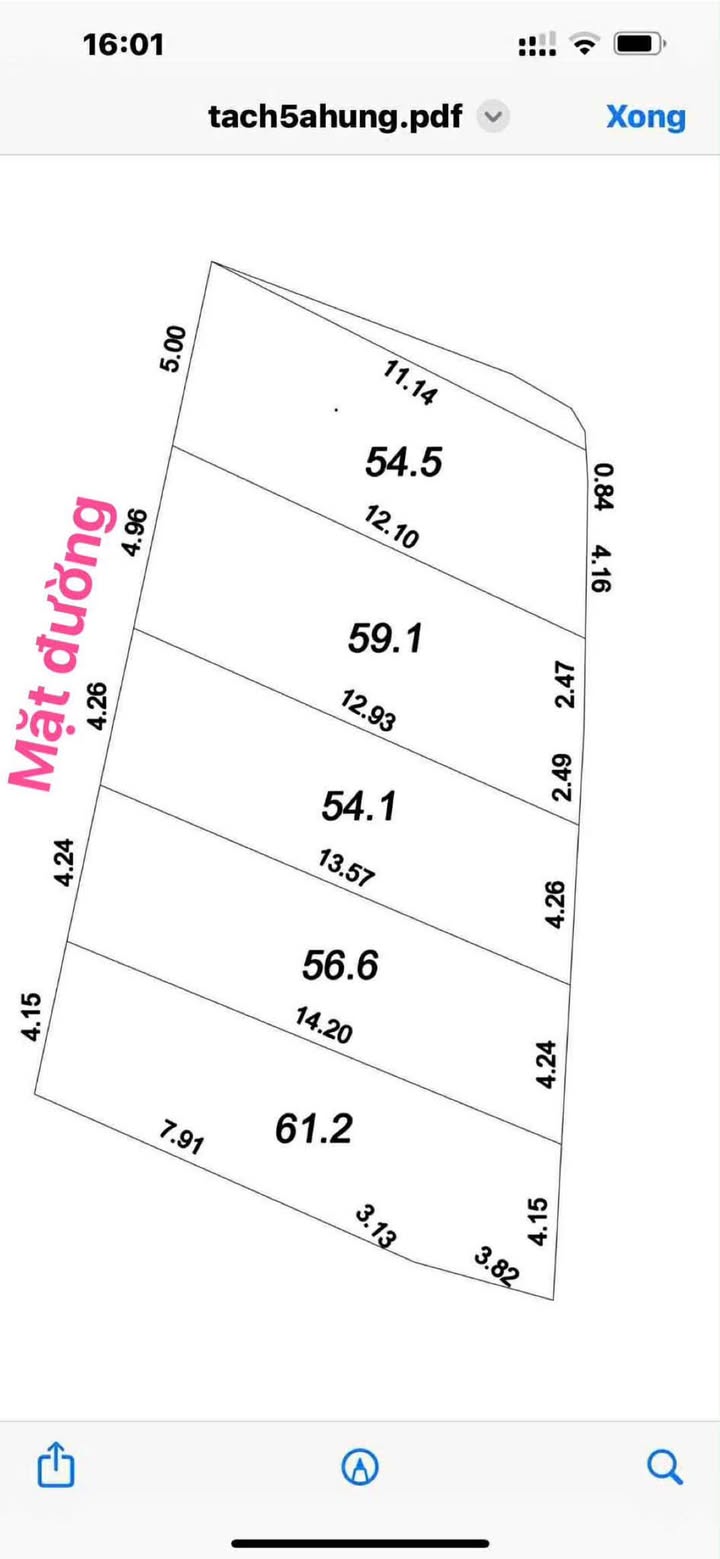 Đất nền Doãn Kế Thiện 61m² - Sổ đỏ chính chủ, vị trí đắc địa