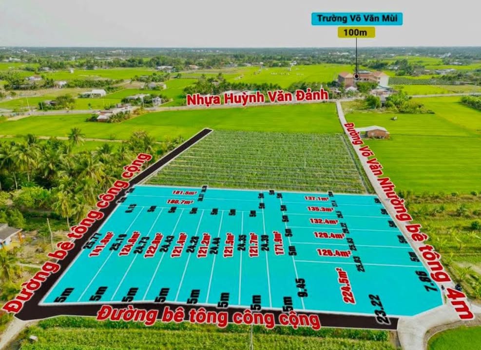 Đất nền Thành Phố Tân An 120m² - Giá F0 CĐT, tiềm năng tăng giá!