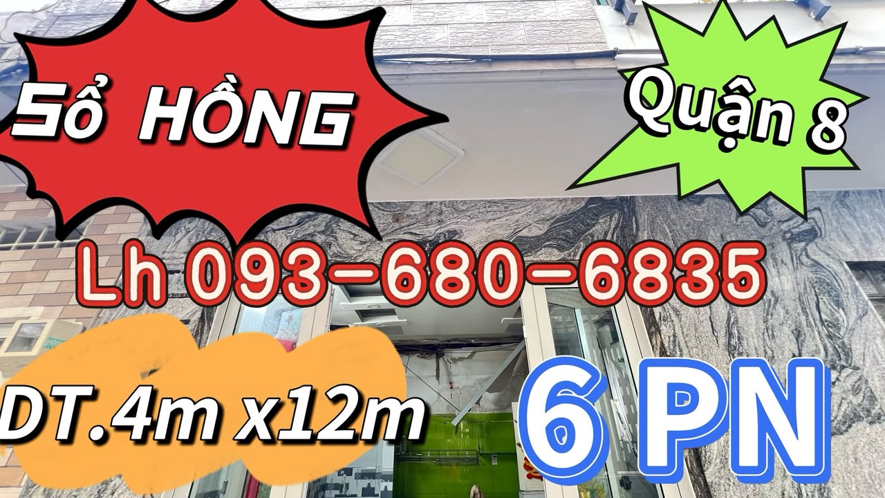 Nhà riêng Âu Dương Lân Quận 8 48m² giá 5.18 tỷ - Chính chủ bán!