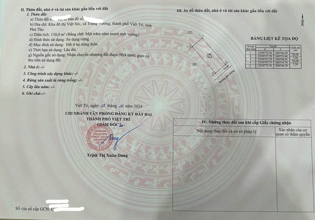 Đất nền KĐT Việt Séc Vĩnh Phúc 150m² - Hạ tầng hoàn thiện