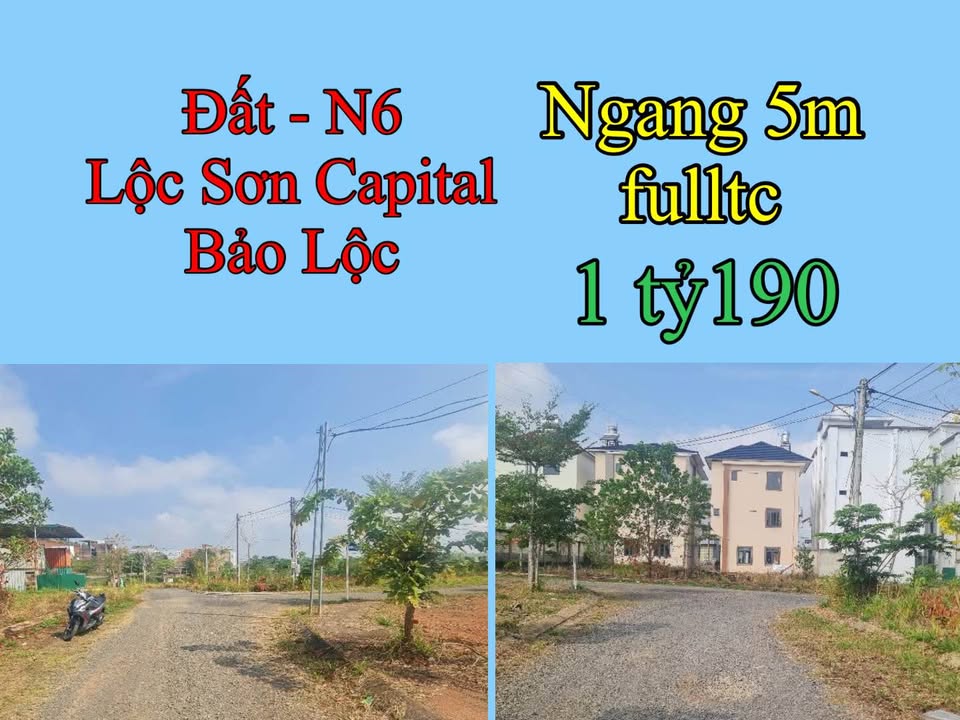 Đất nền Capital Lộc Sơn - Lộc Sơn, Bảo Lộc - 90m² - Giá từ 1.19 tỷ
