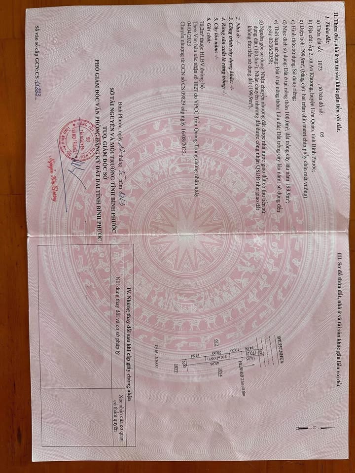 Bán Gấp Đất Mặt Tiền DT757C, Hớn Quản, Bình Phước - 300m² Thổ Cư Sẵn Sàng