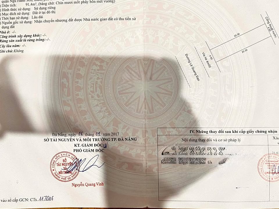 Đất mặt tiền Lê Quang Đạo 91m² - Vị trí đắc địa phố biển Mỹ Khê