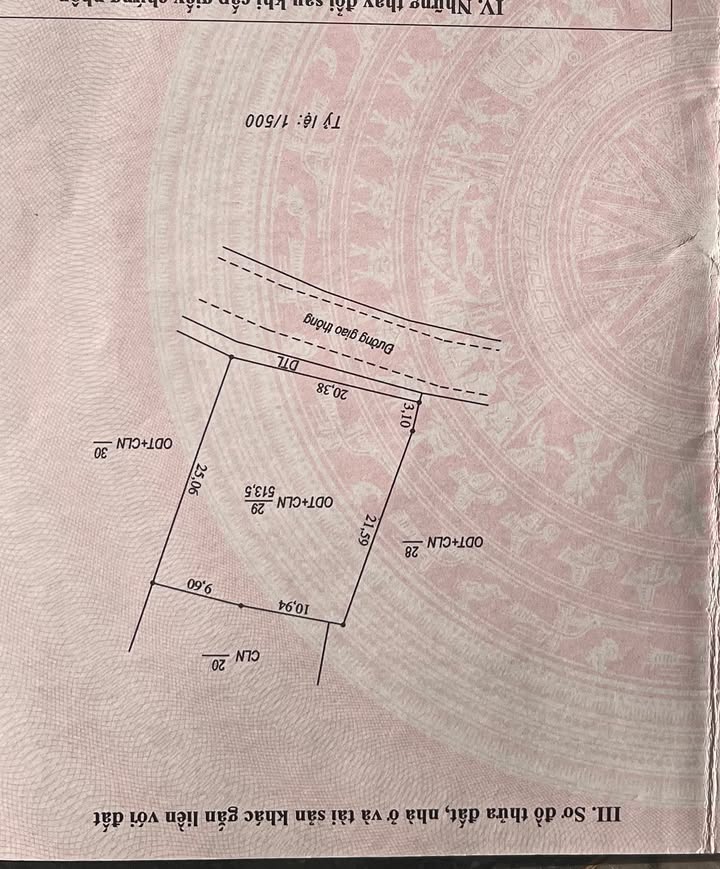 Đất nền Nguyễn Kinh Chi Đồng Hới 513.5m² - Sổ đỏ chính chủ!