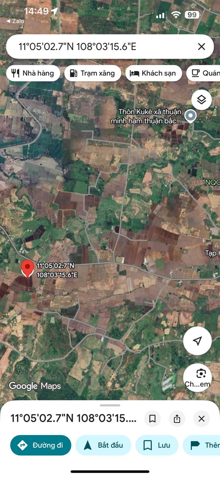 Bán 1440m² Đất Lúa Thôn Kuke, Phan Thiết - Giá Đầu Tư 320 Triệu