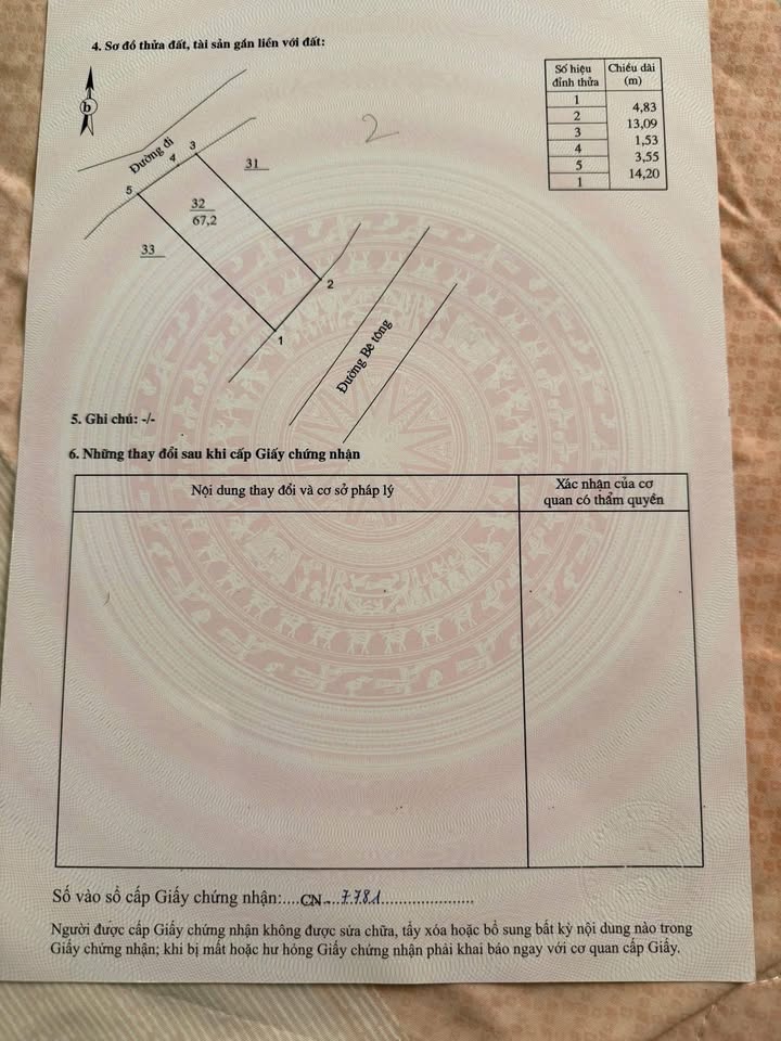Đất thổ cư Đồng Đăng Cao Lộc 67m² giá 880 triệu - Sổ đỏ chính chủ