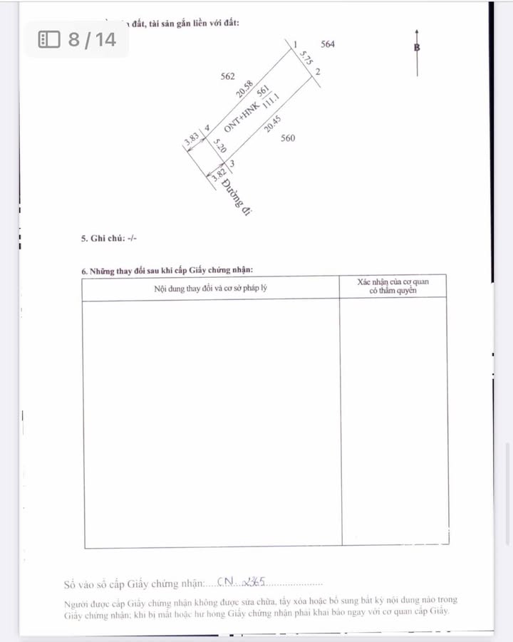 Đất nền 110m² Quảng Thọ, Huế - Giá 300 Triệu Sẵn Sổ Hồng